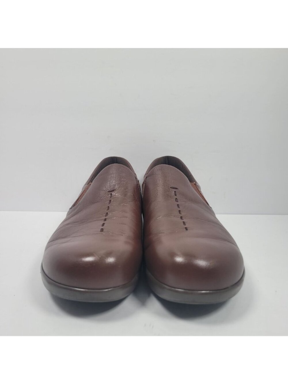 SAS Women's Brown Leather Slip On Loafers US Size 10N - Picture 3 of 8